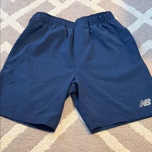 New Balance boys Navy Athletic Shorts